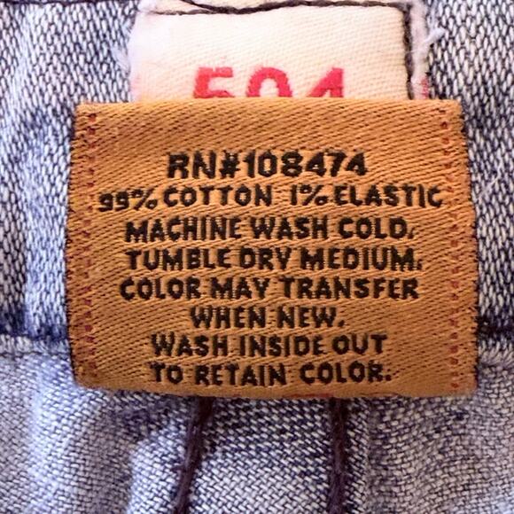 Women's True Religion 504 Light Blue Faded Jeans RN 108474 - Sz 27 - Picture 5 of 8